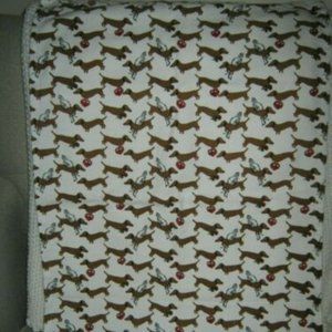 Dachshunds Cupid’s Bow and Arrow Valentine Cotton Tea Towel By EnVogue